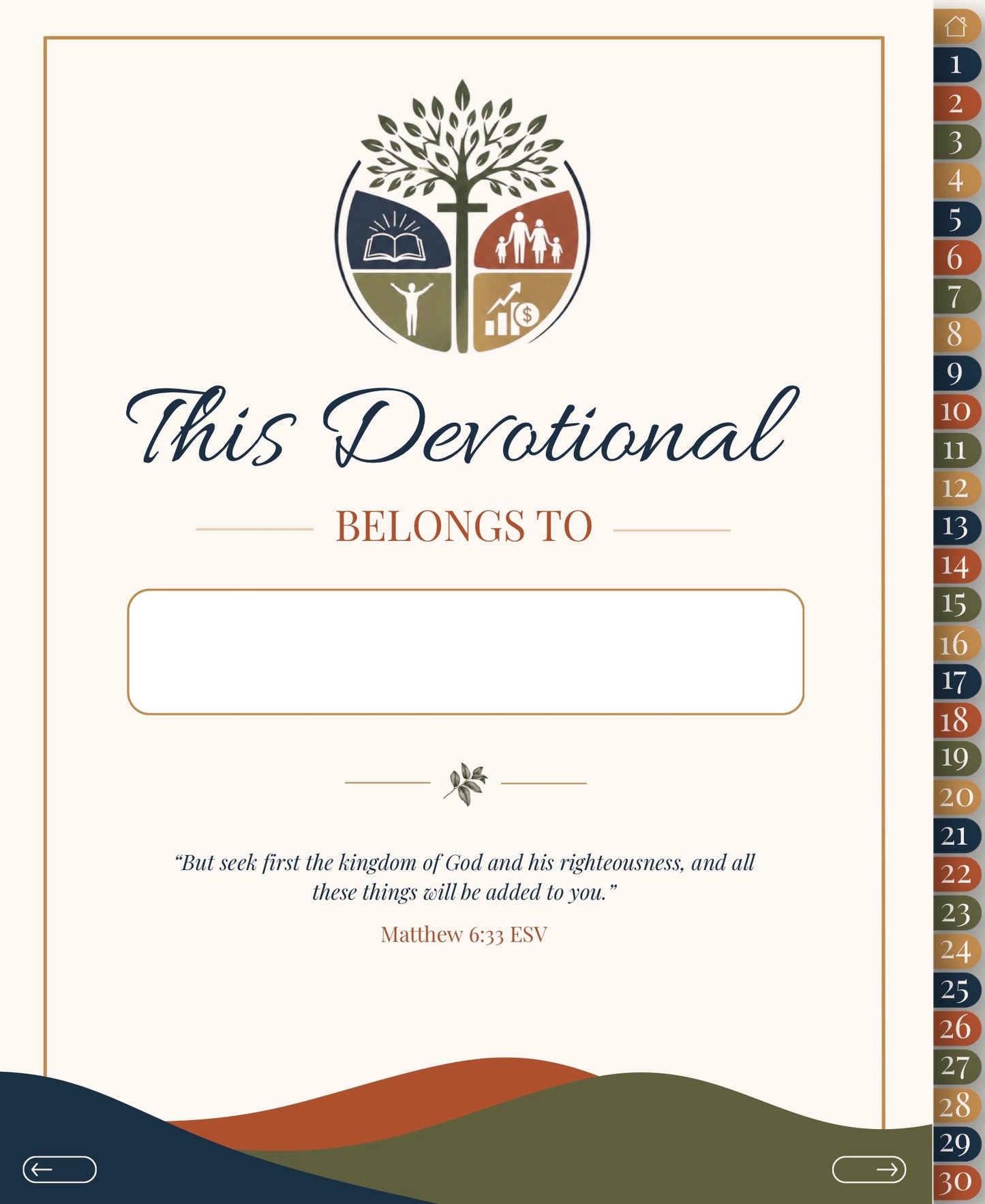 The Four Pillars of a Christ-Centered Life, A 30-Day Devotional