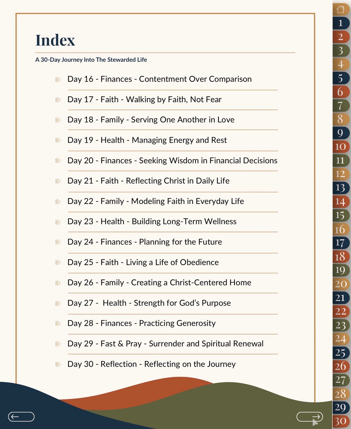 The Four Pillars of a Christ-Centered Life, A 30-Day Devotional