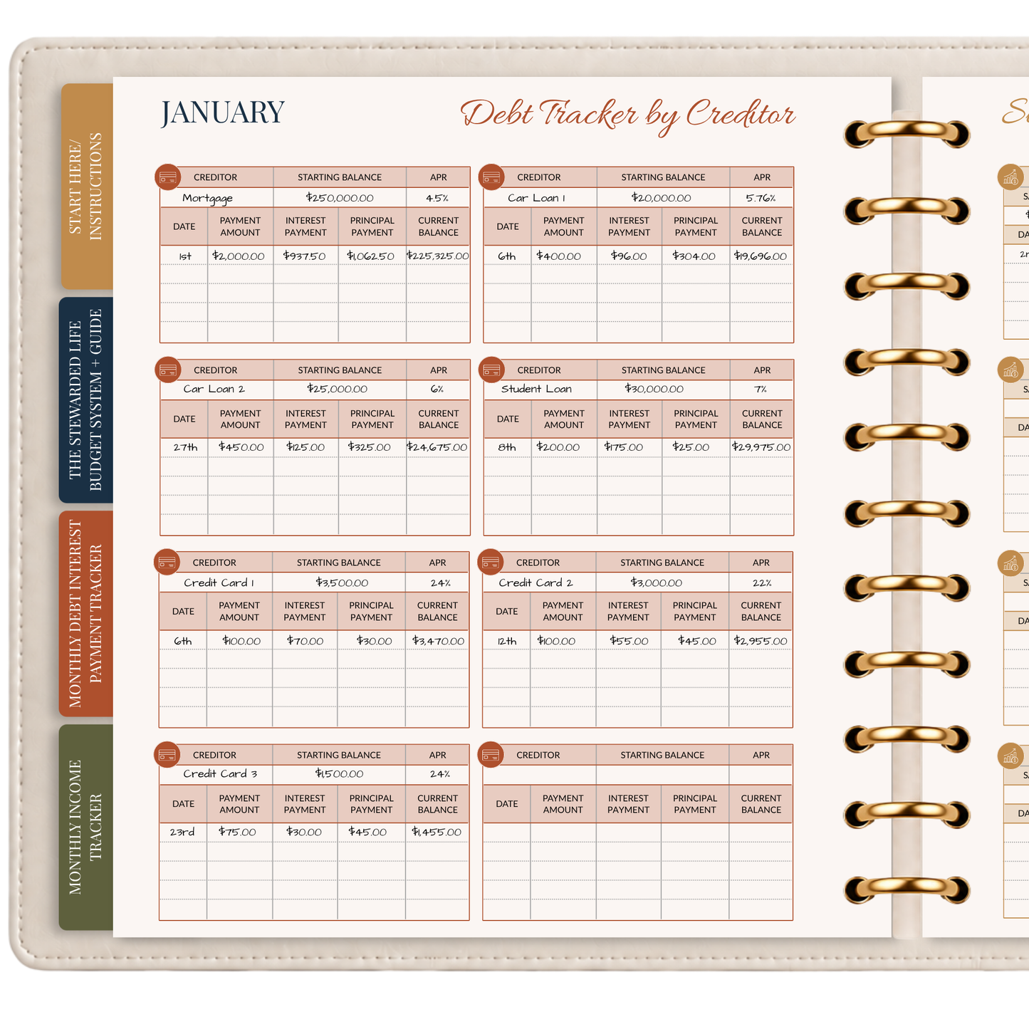 The Stewarded Life™ Budget Planner + System Guide
