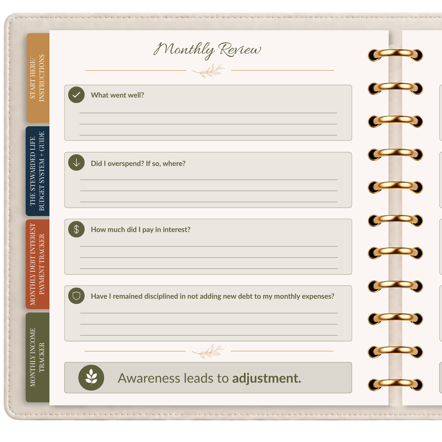 The Stewarded Life™ Budget Planner + System Guide