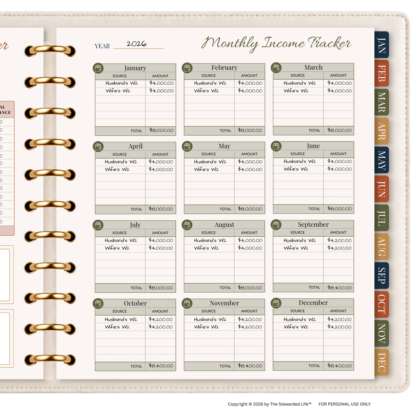The Stewarded Life™ Budget Planner + System Guide