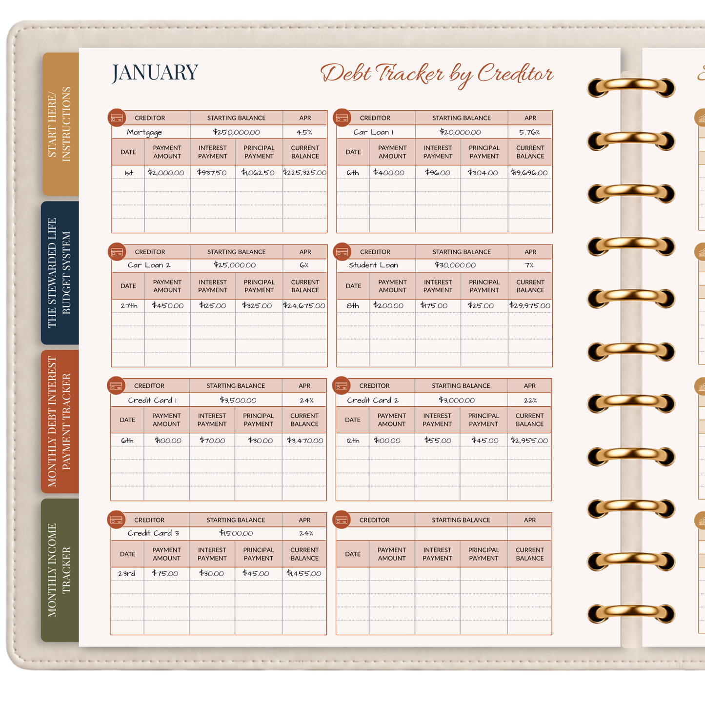 The Stewarded Life™ Budget Planner