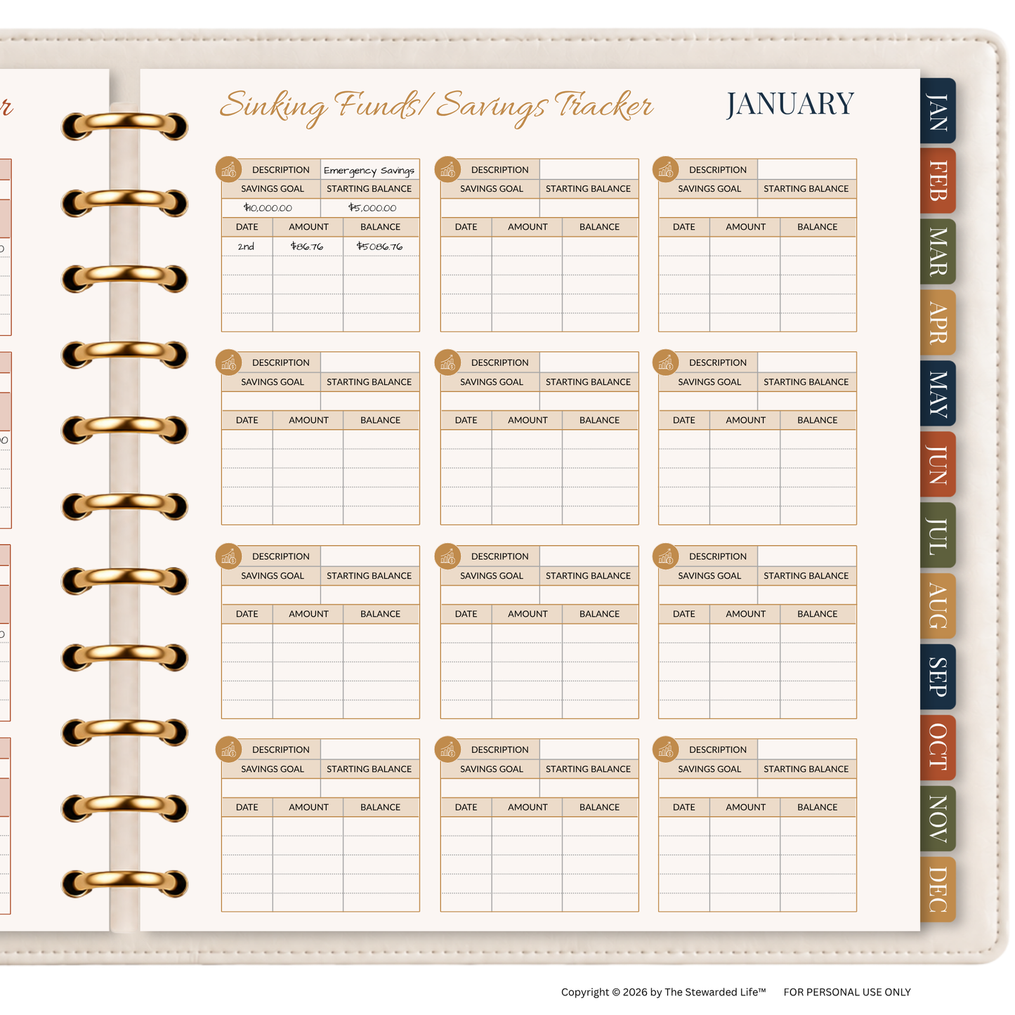 The Stewarded Life™ Budget Planner