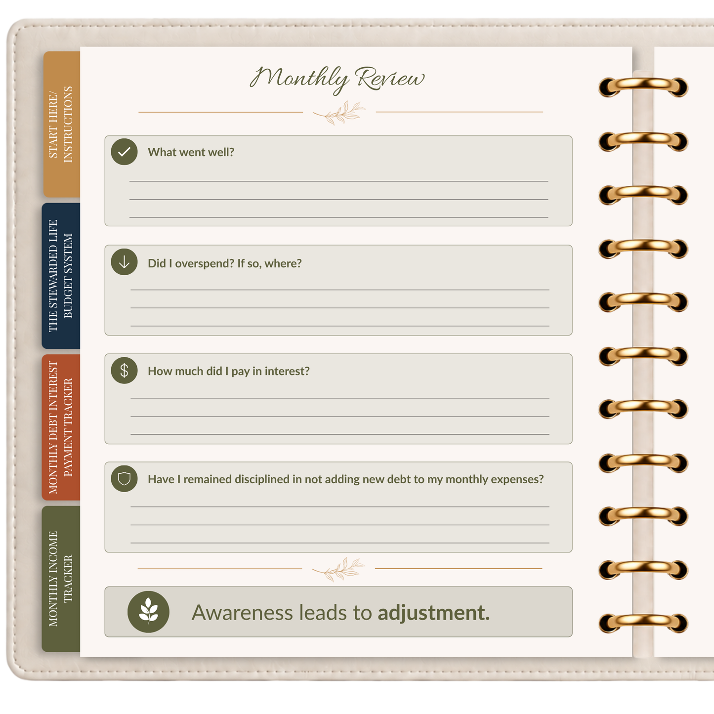 The Stewarded Life™ Budget Planner