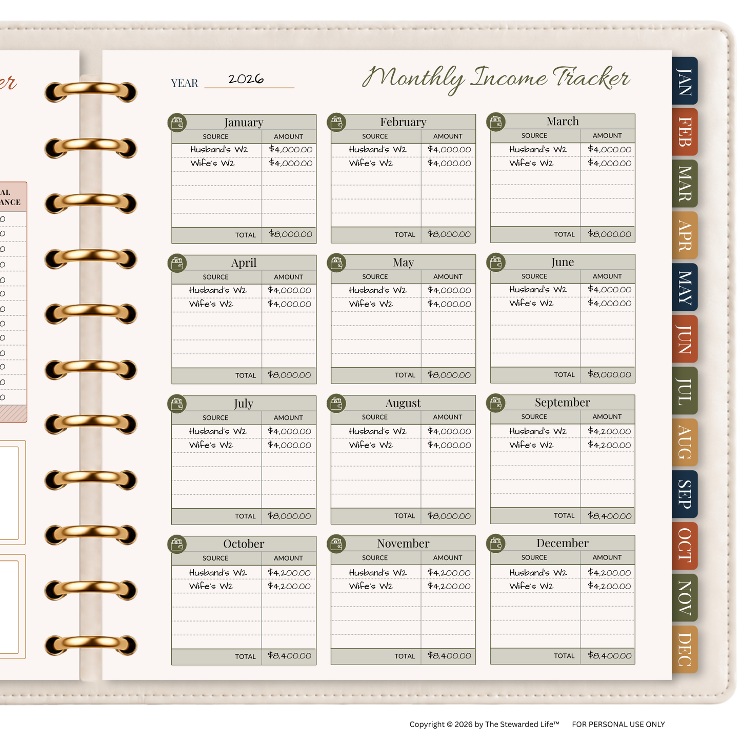The Stewarded Life™ Budget Planner